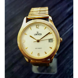 Very Rare Vintage Lanco Pacific Taiwan Watch New‎ Condition